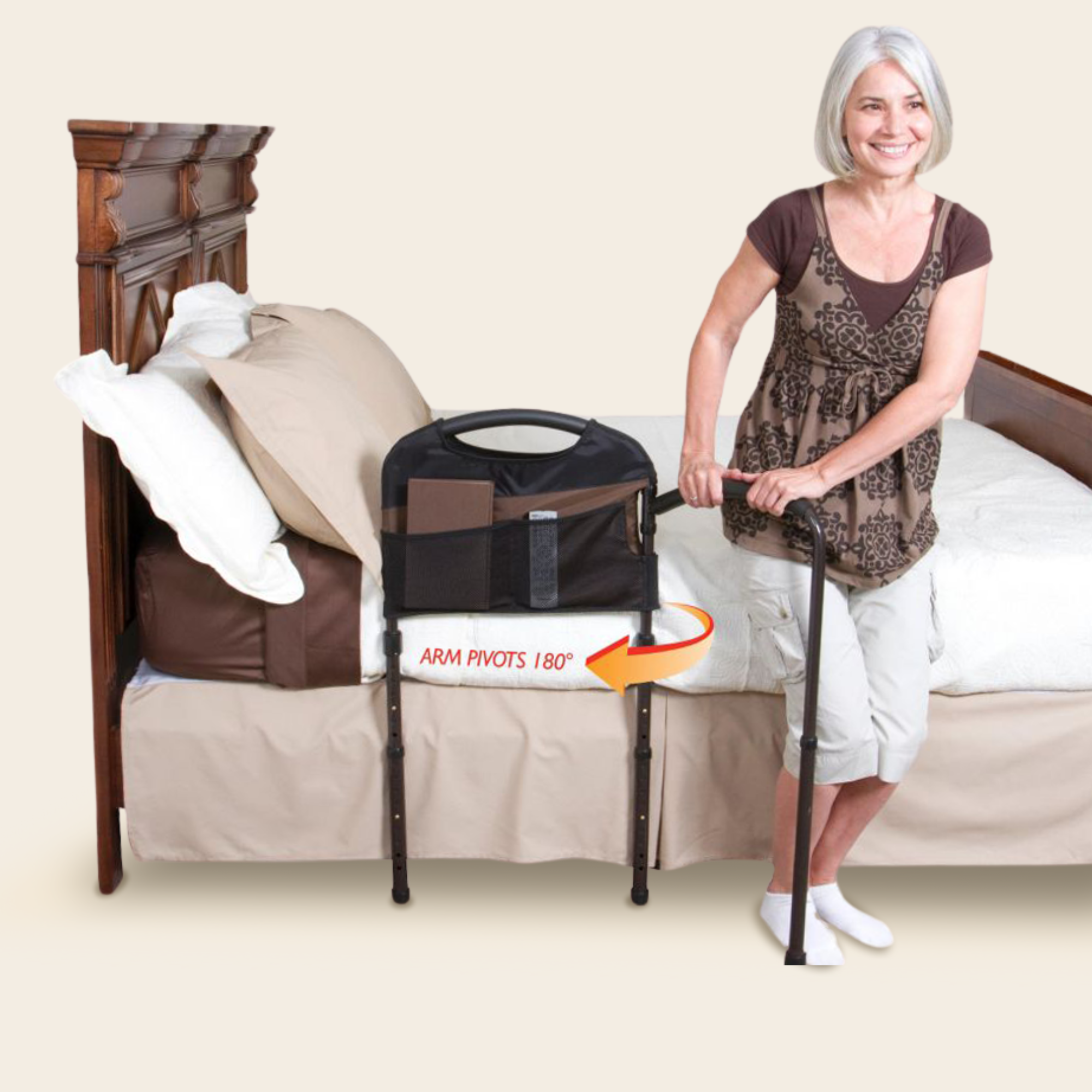 Mobility Bed Rail with Legs
