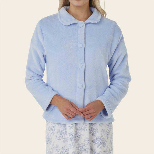Mavis Fleece Indoor Velcro Fastening Jacket