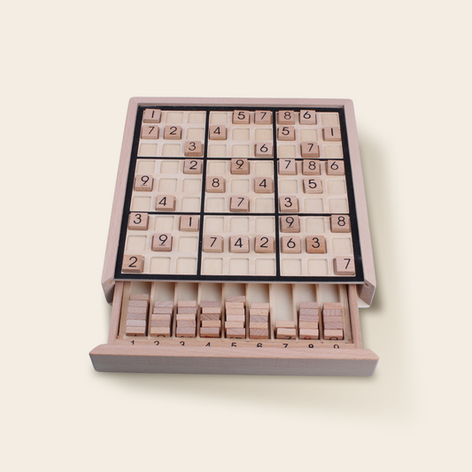 Wooden Deluxe Sudoku Game