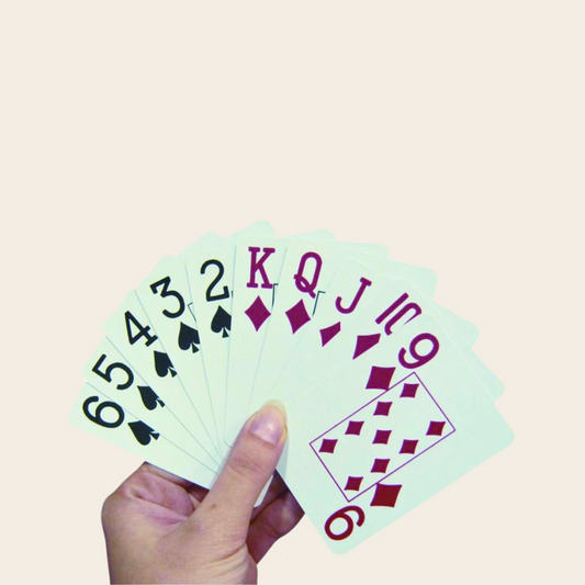 Extra Large Font Playing Cards