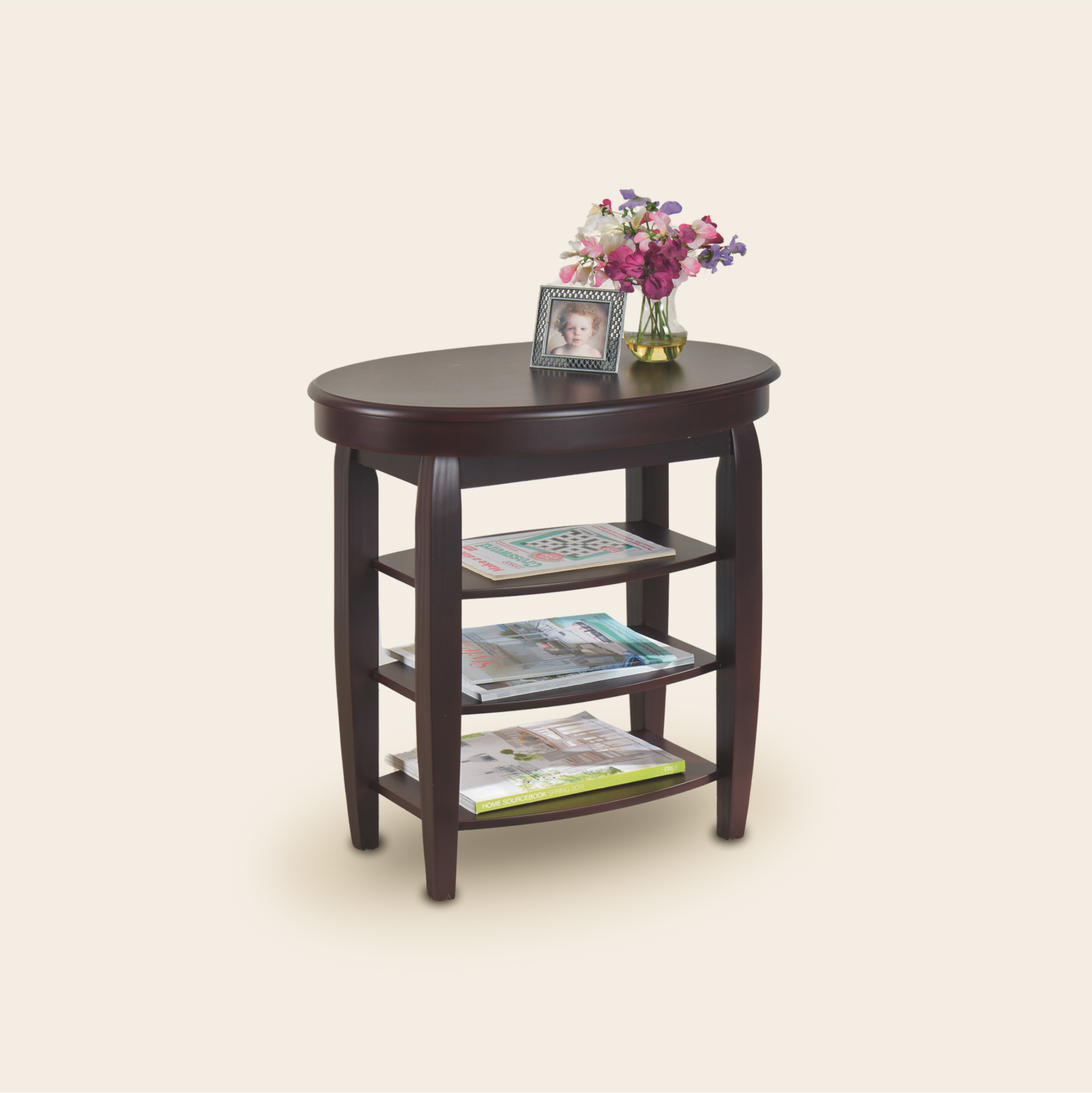 Swivel Top Side Table