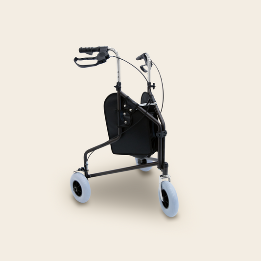 Three Wheeled Folding Rollator