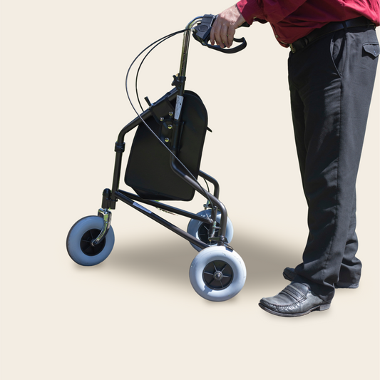 Three Wheeled Folding Rollator